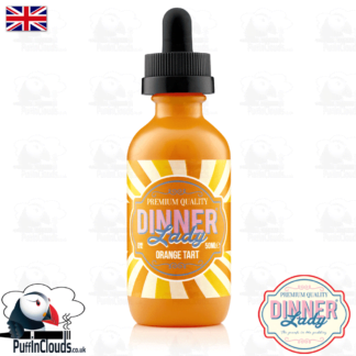 Dinner Lady Orange Tart E-Liquid (50ml 0mg) | Puffin Clouds UK