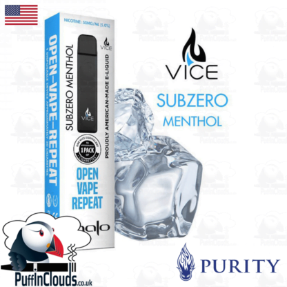 Purity SubZero Vice Disposable Pod Device | Puffin Clouds UK