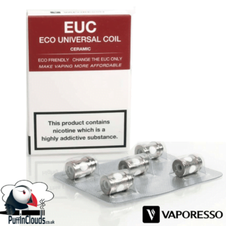 Vaporesso EUC Ceramic Coils (5 Pack) | Puffin Clouds UK