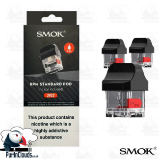 SMOK RPM40 Replacement Pods (3 Pack) - Puffin Clouds UK