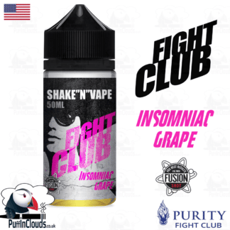 Fight Club Insomniac Grape Shake n Vape E-Liquid (50ml 0mg) | Puffin Clouds UK