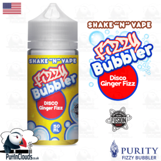 Fizzy Bubbler Disco Ginger Fizz Shake n Vape E-Liquid (50ml 0mg) | Puffin Clouds UK