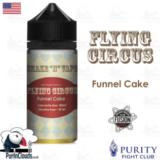 Flying Circus Funnel Cake Shake n Vape E-Liquid (50ml 0mg) | Puffin Clouds UK