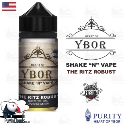 Heart of Ybor Ritz Robust Shake n Vape E-Liquid | Puffin Clouds UK