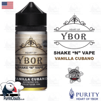 Heart of Ybor Vanilla Cubano Shake n Vape E-Liquid | Puffin Clouds UK