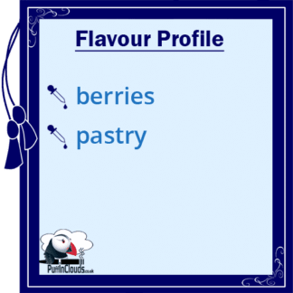 Late Night Diner Berry Fruit Tart Shake n Vape E-Liquid (50ml 0mg) | Puffin Clouds UK