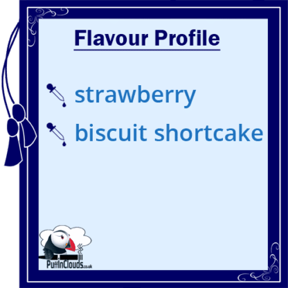 Late Night Diner Strawberry Shortcake Shake n Vape E-Liquid (50ml 0mg) | Puffin Clouds UK