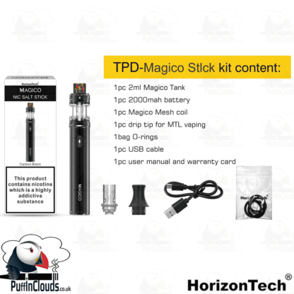 HorizonTech Magico Nic Salt Stick Kit | Puffin Clouds UK