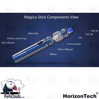 HorizonTech Magico Nic Salt Stick Kit | Puffin Clouds UK