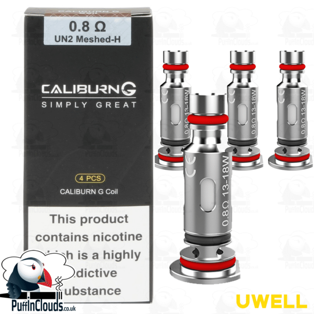 Uwell Caliburn G Coils (4 Pack) Puffin Clouds UK