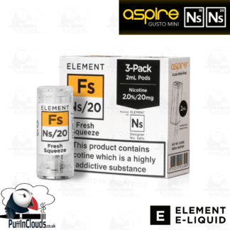 Element Fresh Squeeze Gusto Mini Pods NS10 & NS20 | Puffin Clouds UK