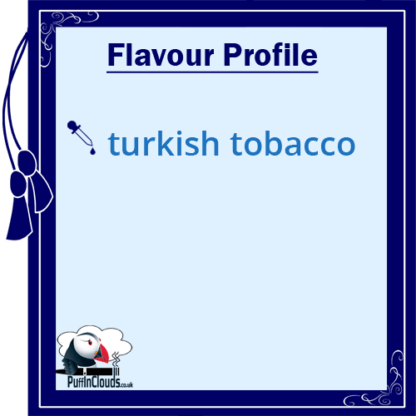 Purity Turkish Tobacco Nic Salt E-Liquid Flavour Profile | Puffin Clouds UK