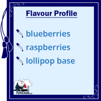 IVG Blue Lollipop Flavour Menu | Puffin Clouds UK