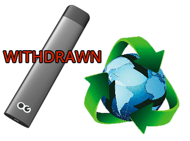 Puffin Clouds - withdrawal from sale of disposable vape devices