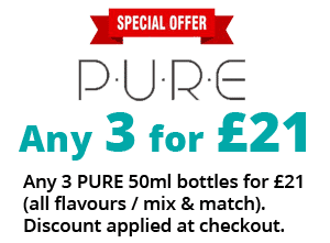 PURE 50ml 3 for £21 | Puffin Clouds UK