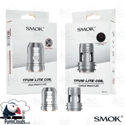 SMOK TFV16 Lite Replacement Mesh Coils (3 Pack) - Puffin Clouds UK