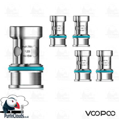 Voopoo PnP-TR1 1.2 Ohm Coils (5 Pack) at Puffin Clouds UK