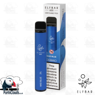Mad Blue ELFBAR 600 Disposable Pod - Puffin Clouds UK