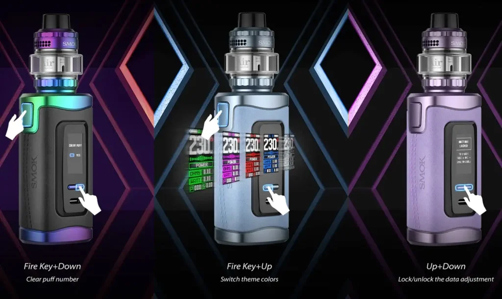 The Morph 3 offers different combinations of buttons and distinctive functions, all quickly accessed and achievable at the touch of a few buttons.