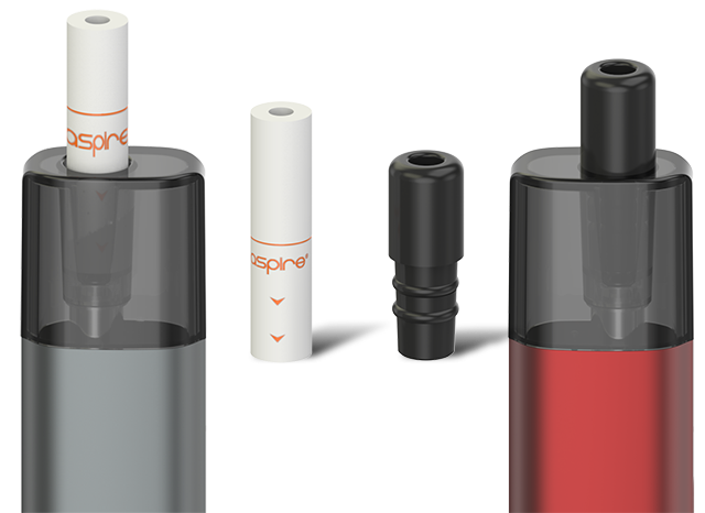 The Vilter Pod Kit can also use a plastic drip tip (available to purchase seperately
