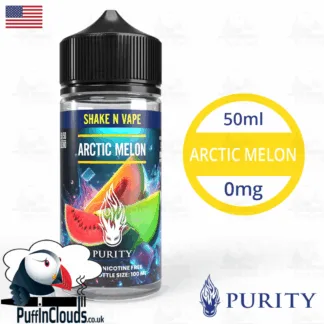 Purity Arctic Melon Shake n Vape E-Liquid (50ml 0mg) | Puffin Clouds UK