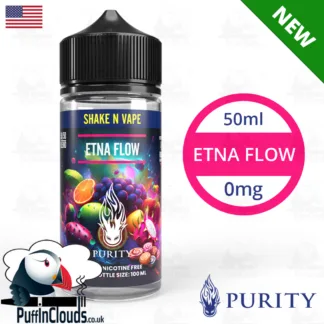 Purity Etna Flow Shake n Vape E-Liquid (50ml 0mg) | Puffin Clouds UK