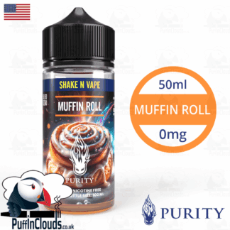 Purity Muffin Roll Shake n Vape E-Liquid (50ml 0mg) | Puffin Clouds UK