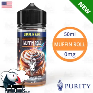 Purity Muffin Roll Shake n Vape E-Liquid (50ml 0mg) | Puffin Clouds UK