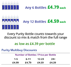 Purity Single Bottle 10ml Multibuy Discount | Puffin Clouds UK