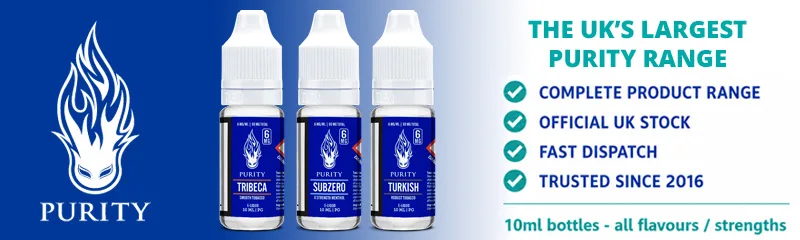 The UK's Largest Purity Range 10ml | Puffin Clouds UK