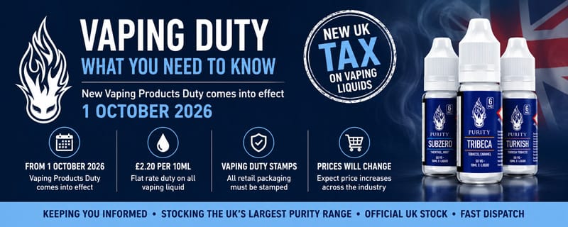 UK Vaping Duty - What You Need To Know | Puffin Clouds UK